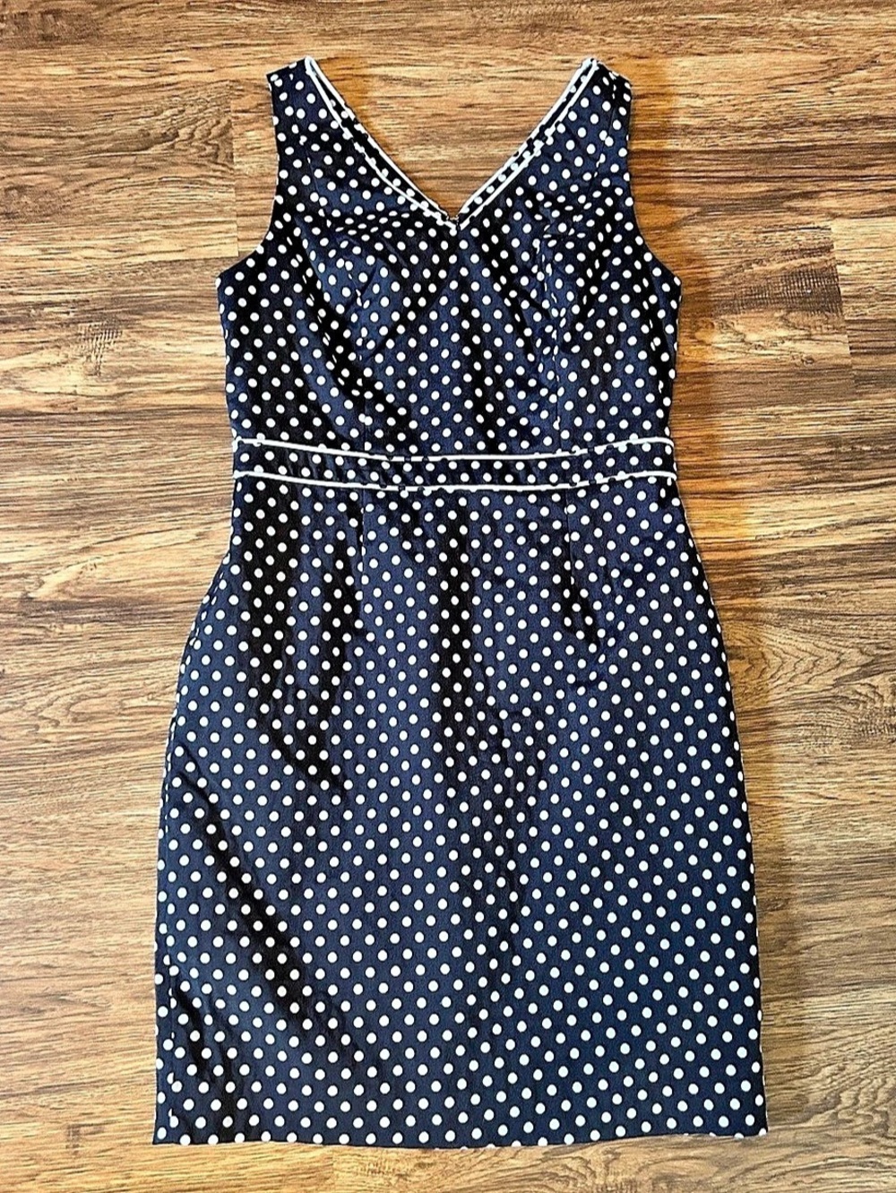 The Limited Polka Dot Mini Dress in Black & White - Picture 2 of 7